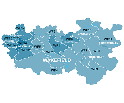 Wakefield Map (House Sale Data)